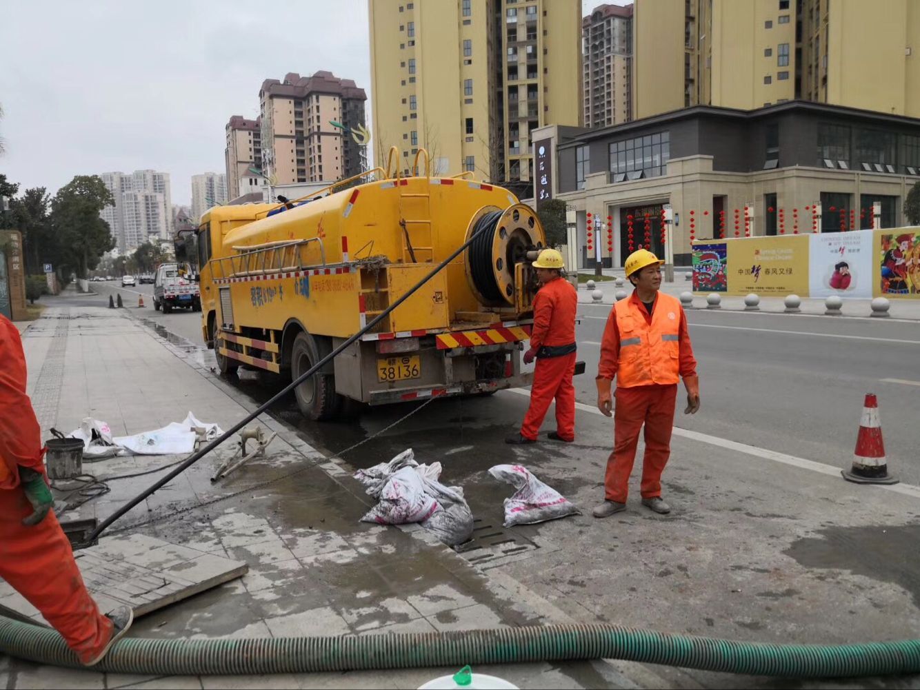 玉田排污管道清淤-管道清洗