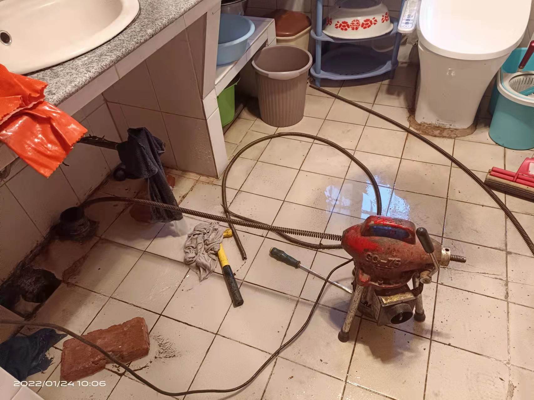 玉田疏通厨房下水道，地漏疏通